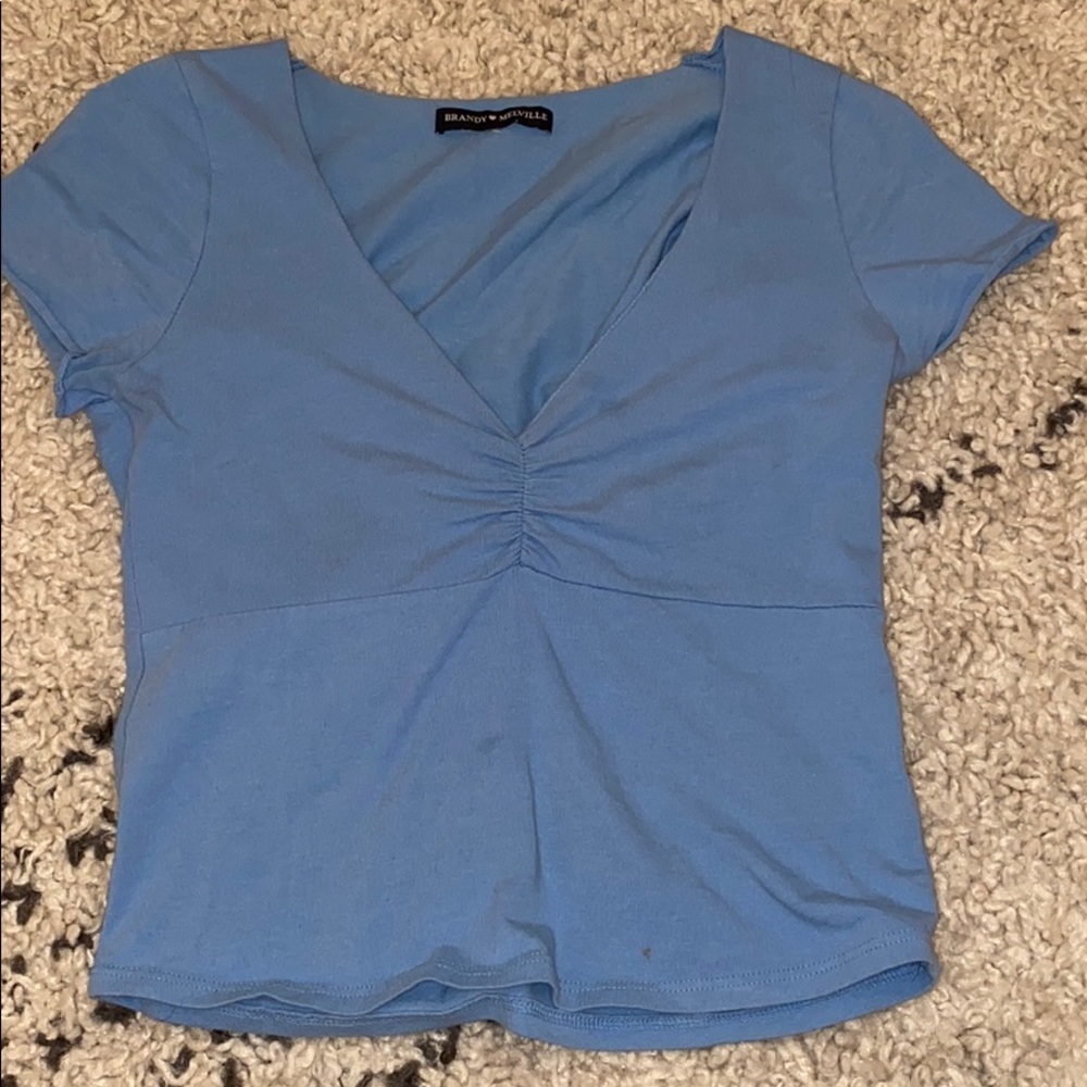 Blue Brandy Melville Gina Top